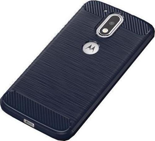 Moto G4 Plus ile Uyumlu Room Silikon Kılıf Lacivert