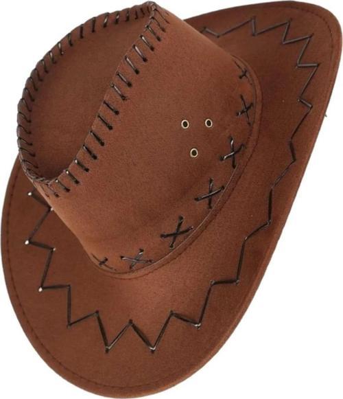 Unisex Nubuk Kovboy Şapkası