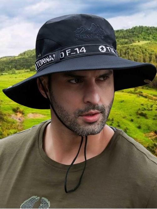 Unisex Yazlık Geniş Kenarlı Fileli Katlanabilir Safari Outdoor Plaj Şapkası