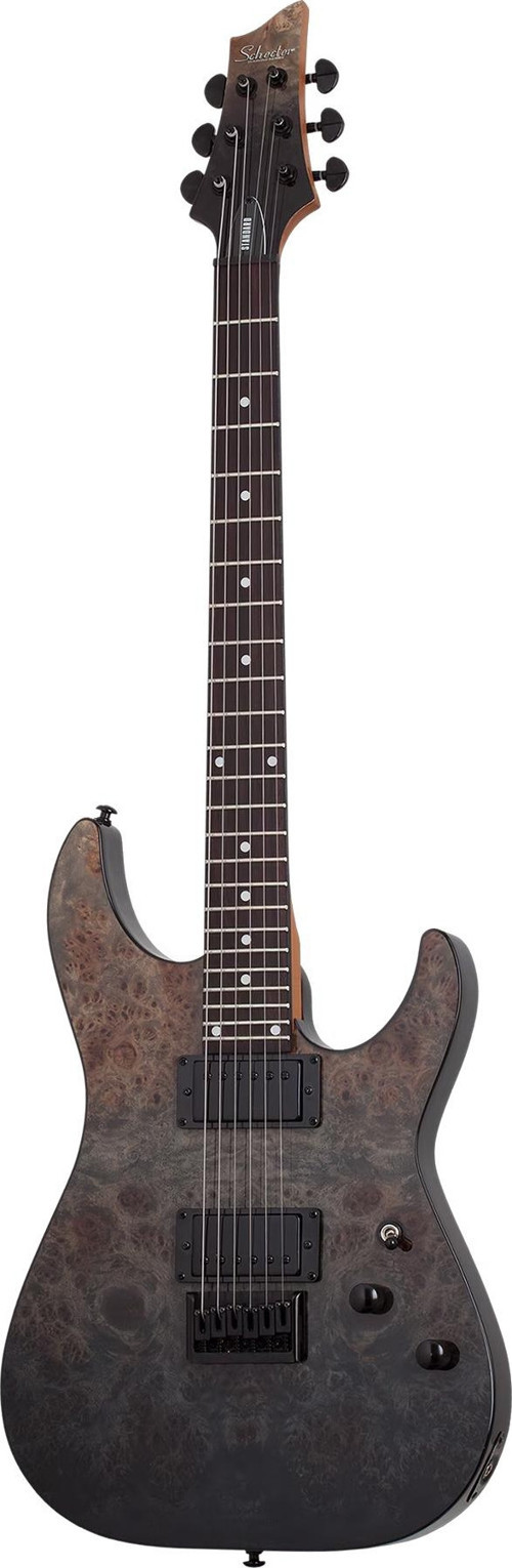 C-1 Standard Elektro Gitar (Black Fade Burst Burl)