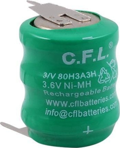 CFL 3.6V 80 Mah 3V80H 3Pin Pil