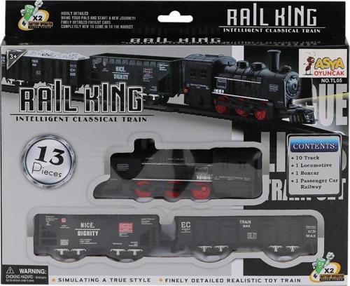 A8265-TL05 Pilli Tren 13 Parça -Asya Oyuncak