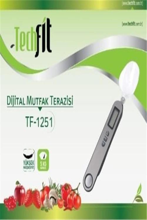 Tf-1251 Kaşıklı Hassas Dijital Mutfak Terazisi