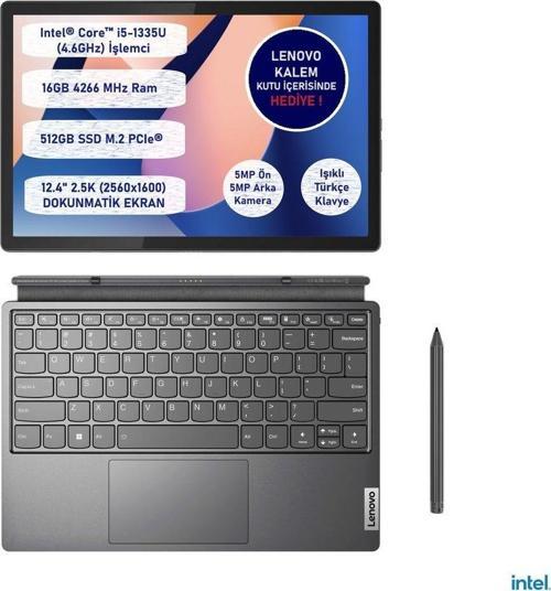Ideapad Duet5 Intel Core™ I5-1335U 16Gb 512Ssd 12,4" 83B3006Ptx Freedos Dokunmatik Bilgisayar