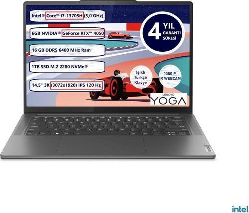 Yoga Pro 9 14Irp8 Intel Core™ I7-13705H 16Gb 1Tb Ssd 6Gb Rtx4050 14.5" 3K Freedos 83Bu00A0Tx