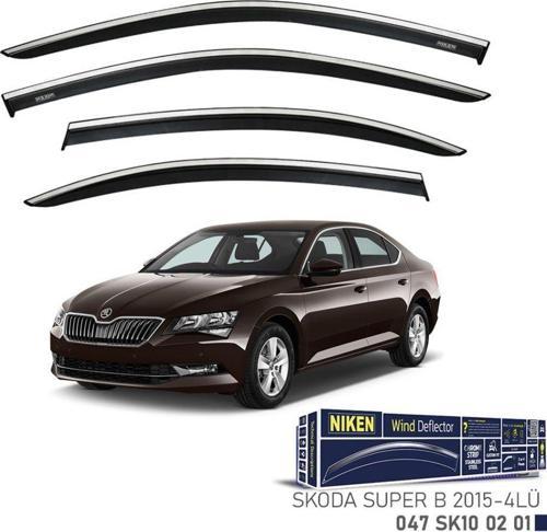 Niken Skoda Uyumlu Süper B Kromlu Cam Rüzgarlığı 2015 - 2019