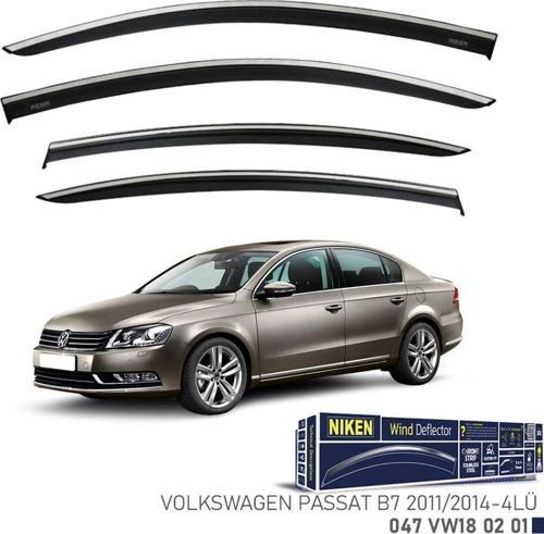 Niken Volkswagen Uyumlu Passat B7 Kromlu Cam Rüzgarlığı 2011 - 2014