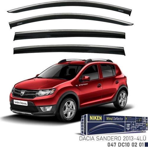 Niken Dacia Uyumlu Sandero 2013-2020 Kromlu Cam Rüzgarlığı
