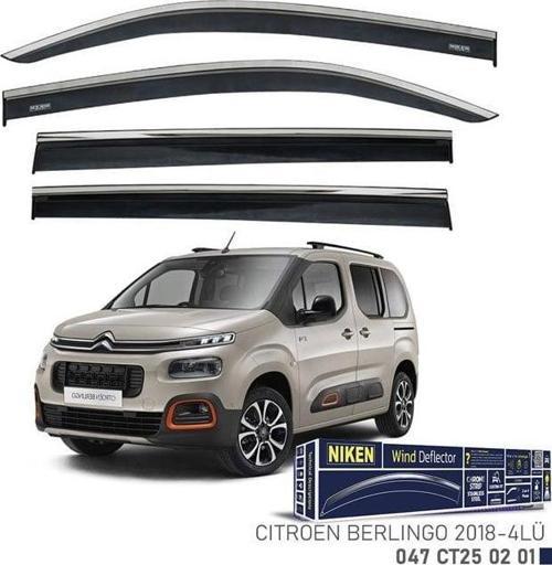 Niken Citroen Berlingo -Rifter 2018 Sonrası Kromlu Cam Rüzgarlığı