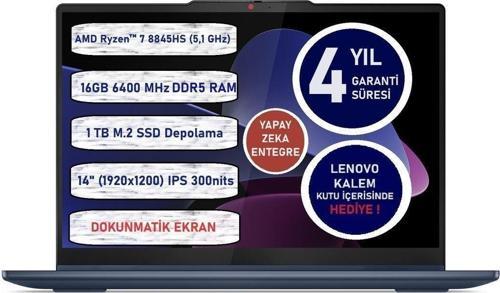 Ideapad5 2 In 1 Amd Ryzen™ 7 8845Hs 16Gb 1Tb Ssd 14" 83Dr0039Tr Freedos Dokunmatik Bilgisayar