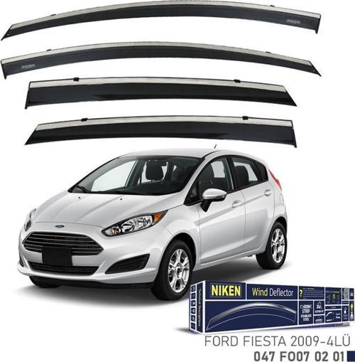 Niken Ford Uyumlu Fiesta 2009- Kromlu Cam Rüzgarlığı