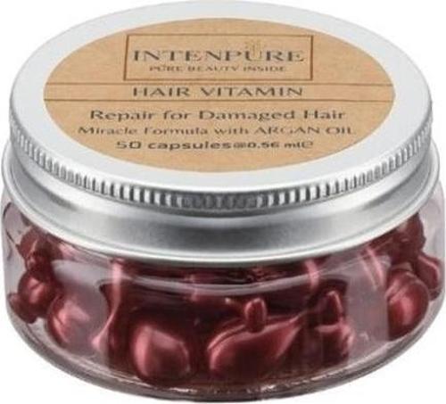 Intenpure Aloe Vera & E Vitamini Yıpranmış Saçlar İçin Onarıcı Saç Vitamini 50 Kapsül