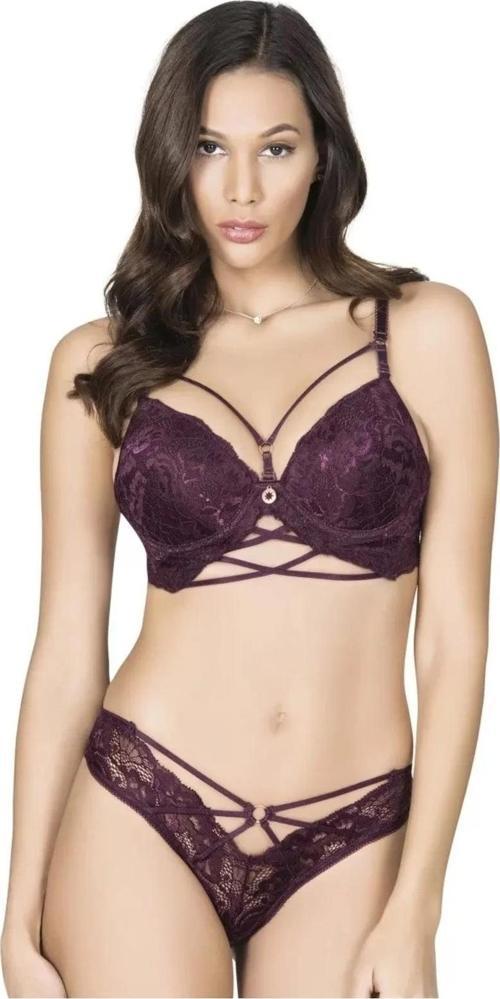 Kadın Silikonlu Biye Şeritli Dantelli Destekli Sütyen Takımı 5025 - 1 Adet
