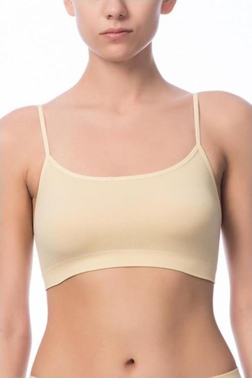 Kadın Dikişsiz İnce Askılı Büstiyer 3'Lü Paket - 851