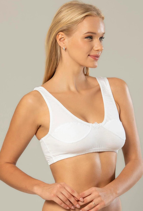 Kadın Penye Body Sütyen 2475 - 3 Adet