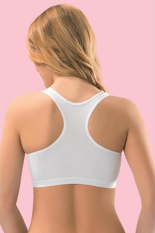 Kadın Likralı Sporcu Büstiyer Yarım Atlet Body-6050