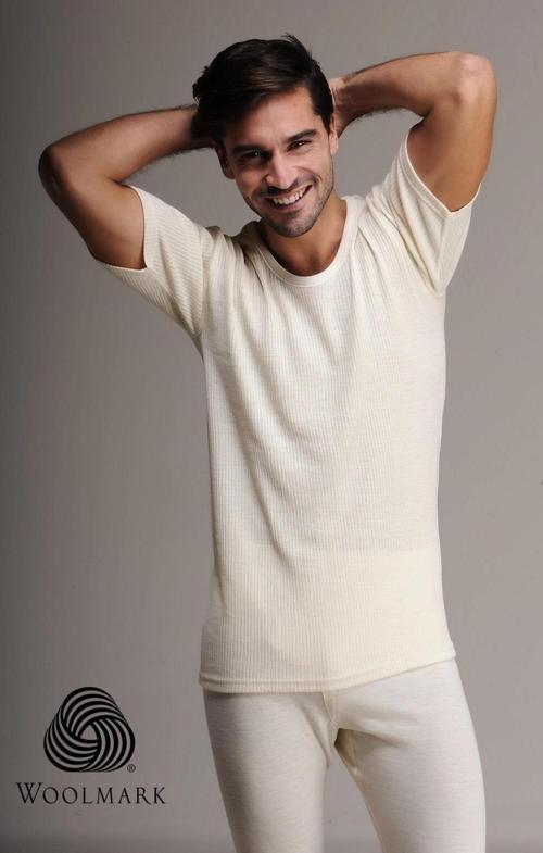 Erkek %100 Yün Kısa Kollu Fanila Atlet İçlik 1000 - 1 Adet KB33039