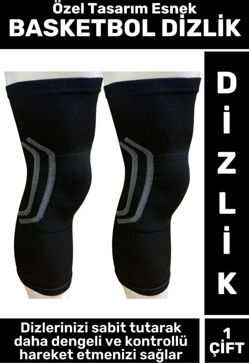 Yüksek Kaliteli Esnek Nefes Alabilen Terletmez Denge Sabitleyici BASKETBOL DİZLİĞİ S Beden