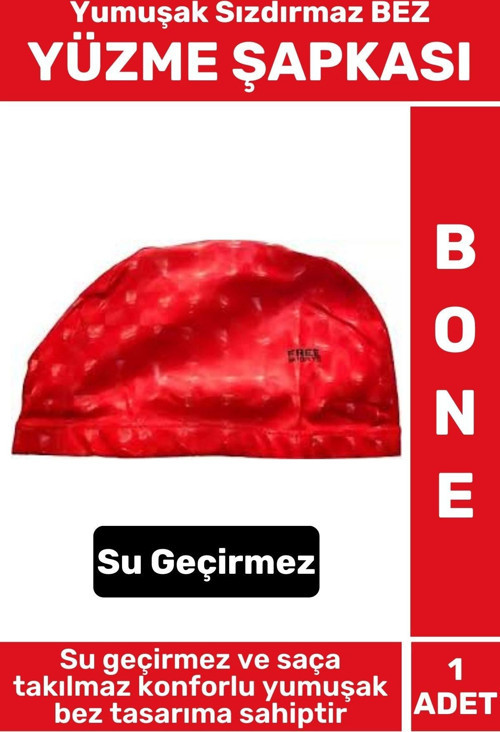Yüksek Kaliteli Su Geçirmez Yüzücü Deniz Havuz Yüzme Şapkası Yumuşak BEZ BONE