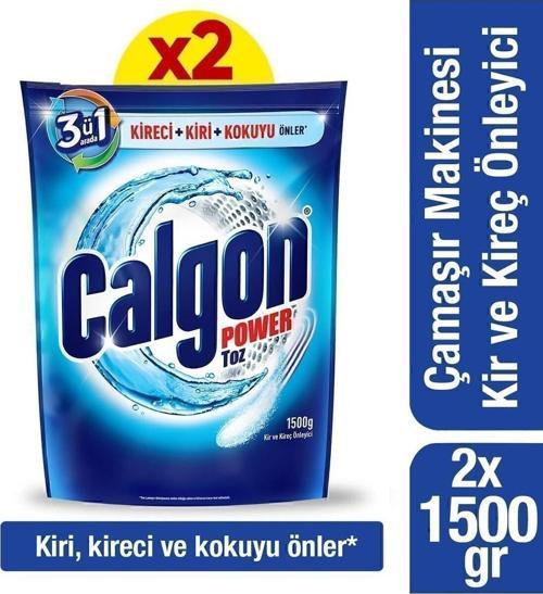 Çamaşır Makinesi Kireç Önleyici Toz 1500 Gr X2