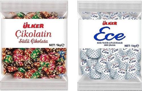 Ece Çikolata 1 Kg & Ülker Çikolatin 1 Kg