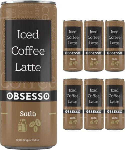 Obsesso Iced Coffee Latte 250 Ml * 6 Adet