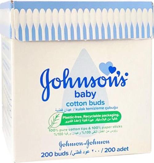 Johnsons Baby Kulak Temizleme Çubuğu 200 Adet