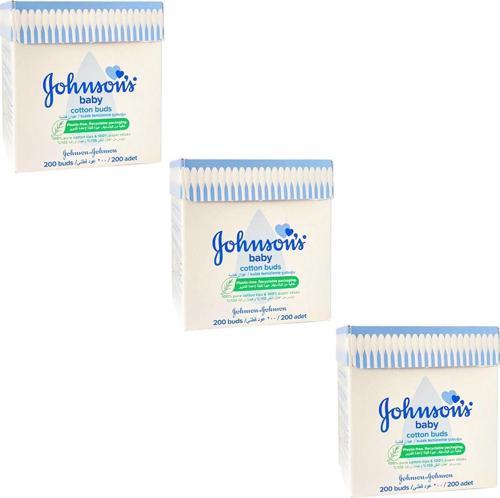 Johnsons Baby Kulak Temizleme Çubuğu 200 lü 3 ADET