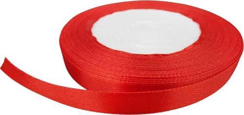 Saten Kurdele Kalın 1 Cm (240 Metre)  Kırmızı