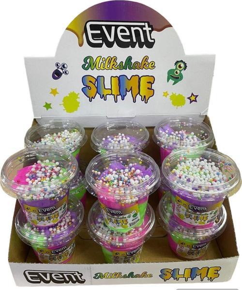 Milkshake Bardak Slime 3 Adet Karışık Renk Strafor Köpüklü Kaliteli