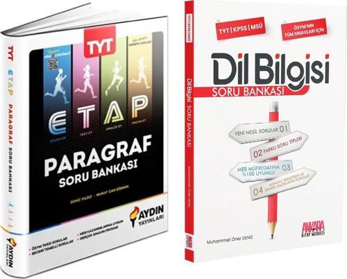 Aydın Yayınları TYT Paragraf ETAP ve AKM Dil Bilgisi Soru Bankası Seti 2 Kitap