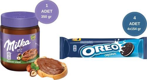 Sürülebilir Çikolata 350 gr  & Oreo Bisküvi Keyfi 154 gr