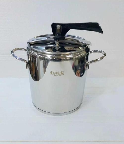 5110 Silindir Klasik Düdüklü Tencere 9 Litre Silver