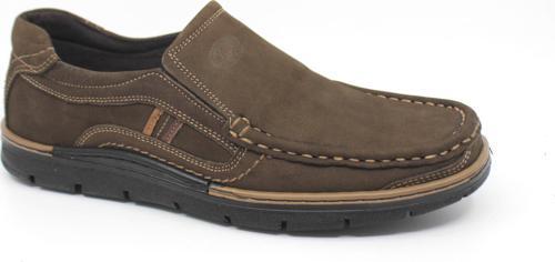 Erkek Kahve Nubuk Deri Tımber Ayakkabı Banner 03-825