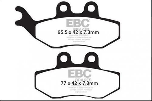 Fren Balatası Carbon Sfac194 2007-2012 Peugeot Satelis 250  Ön (ajp Caliper)