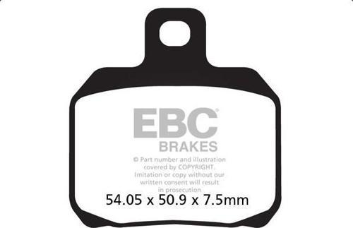 Fren Balatası Carbon Sfac266 2004-2006 Piaggio X8 200 Uyumlu Arka Fren Balatası (brembo Caliper)