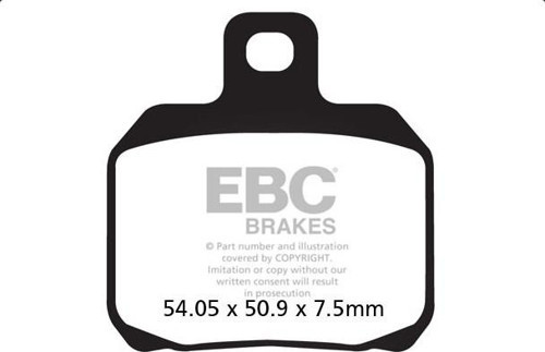 Fren Balatası Carbon Sfac266 2008-2009 Piaggio Beverly 400 Arka Fren Balatası