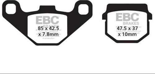 Fren Balatası Fa083/2tt   2010-2022 Peugeot Kisbee 50  Ön