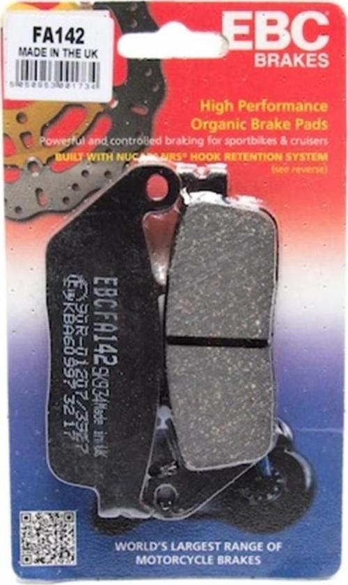 Fren Balatası Organik Fa142 2005-2008 Kymco Xciting 250i  Ön