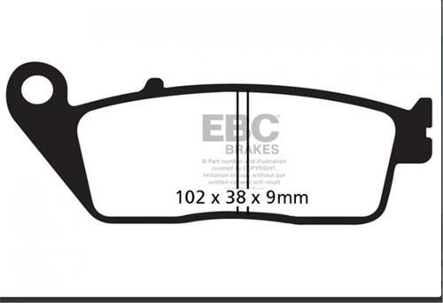 Fren Balatası Organik Fa226 Triumph Street Triple Ön