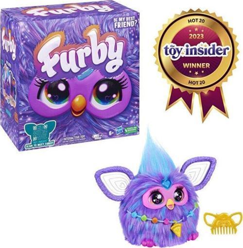 Furby Mor Interaktif Peluş F6743