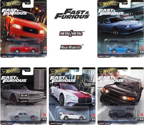 Fast And Furious 2024 Premium Araçlar 5'Li Set Mix 2