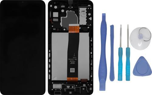 - Samsung Galaxy M32 5G SM-M326 Uyumlu Lcd Ekran Dokunmatik Orijinal ÇITALI + TAMİR SETİ