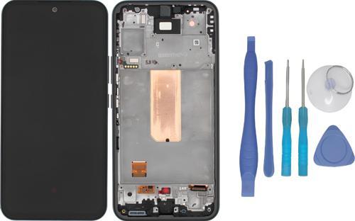 - Samsung Galaxy A54 5G SM-A546 Lcd Ekran Dokunmatik -A- Kalite SİYAH ÇITALI + TAMİR SETİ