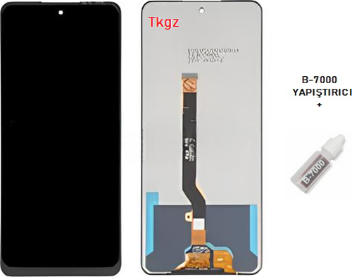 - Tecno Camon 19 Uyumlu Lcd Ekran Dokunmatik Orijinal + B-7000
