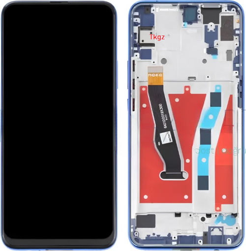 - Huawei P Smart Z Uyumlu Lcd Ekran Dokunmatik Orijinal ÇITALI MAVİ