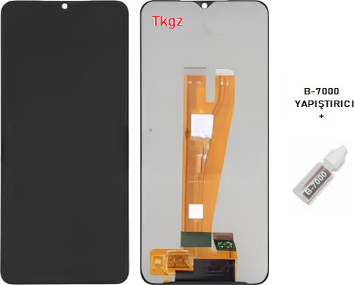 Samsung Galaxy A04  - SM-A045 Uyumlu Lcd Ekran Dokunmatik SERVİS Orijinali + B-7000