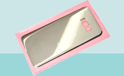 Samsung Galaxy S8 PLUS Uyumlu Arka Kapak Batarya Kapağı -  GOLD