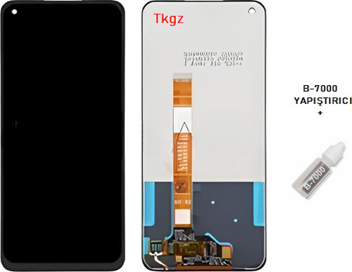 - Oppo A52 Lcd Ekran Dokunmatik -A- Kalite + B-7000