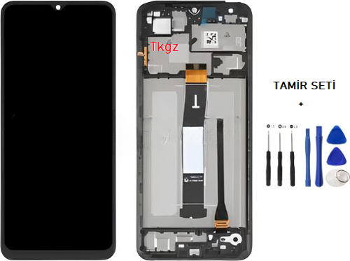 - Xiaomi Redmi 12C Lcd Ekran Dokunmatik -A- Kalite ÇITALI + TAMİR SETİ
